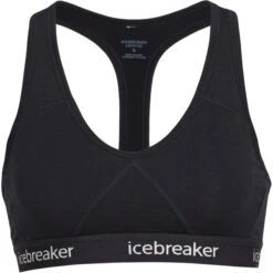 Icebreaker Sprite Racerback Sport-BH Black Damen