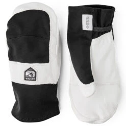 Hestra Leather Pull Over Fausthandschuhe Black