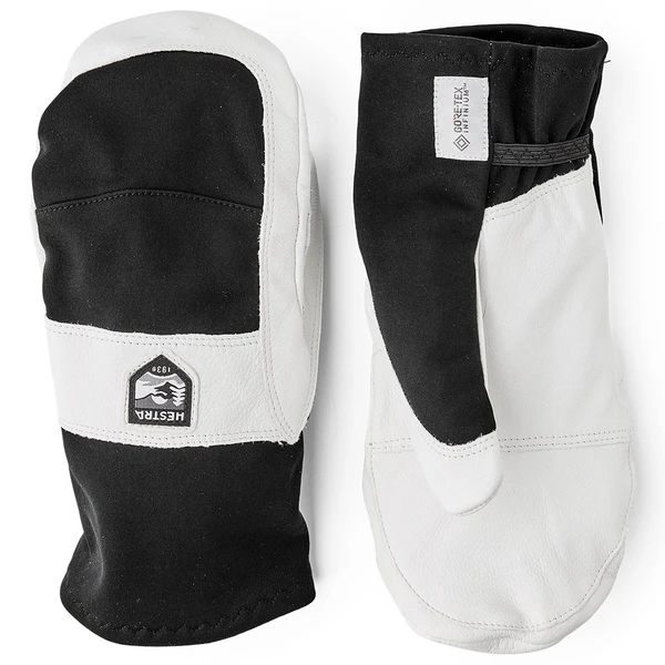 Hestra Leather Pull Over Fausthandschuhe Black 3 Hestra Leather Pull Over Fausthandschuhe Black