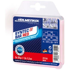Holmenkol Syntec FF Bar Red 2 X 35 G Gleitwachs