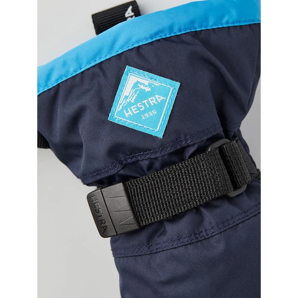 Hestra Gaunlet C-Zone 3- Fingerhandschuhe Dark Navy / Turquise Kinder 5 Hestra Gaunlet C-Zone 3- Fingerhandschuhe Dark Navy / Turquise Kinder - immagine 3