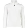 CMP Girl Sweat Stretch Performance Skishirt Bianco Kinder