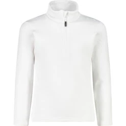 CMP Girl Sweat Stretch Performance Skishirt Bianco Kinder