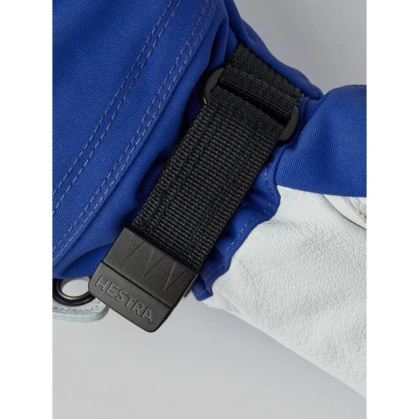 Hestra Army Leather Heli Ski Jr. 3- Fingerhandschuhe Royal Blue Kinder 7 Hestra Army Leather Heli Ski Jr. 3- Fingerhandschuhe Royal Blue Kinder - immagine 5