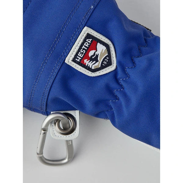Hestra Army Leather Heli Ski Jr. 3- Fingerhandschuhe Royal Blue Kinder 6 Hestra Army Leather Heli Ski Jr. 3- Fingerhandschuhe Royal Blue Kinder - immagine 4