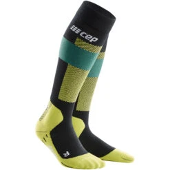 CEP Merino Compression Skisocken Green Herren