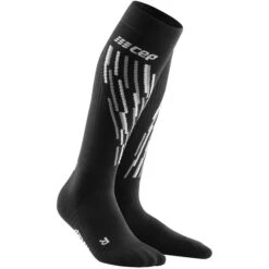 CEP Ski Thremo Compression Skisocken Black/anthracite Damen