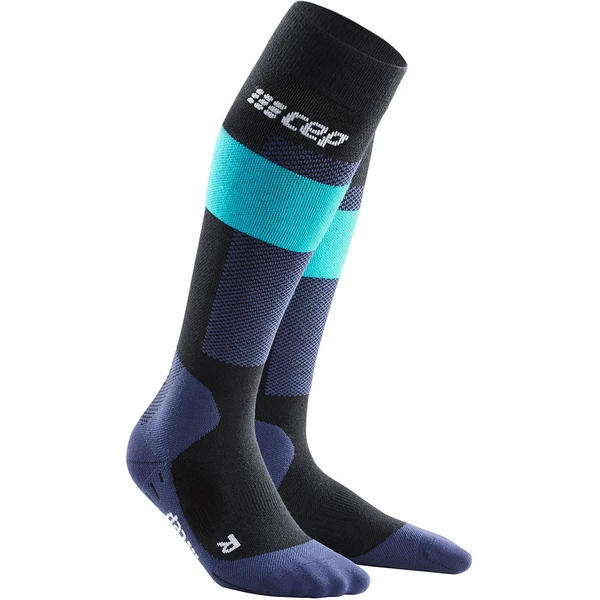 CEP Merino Compression Skisocken Blue Damen 3 CEP Merino Compression Skisocken Blue Damen