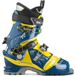 Scarpa T2 Eco Telemarkschuhe True Blue/Acid Green Herren